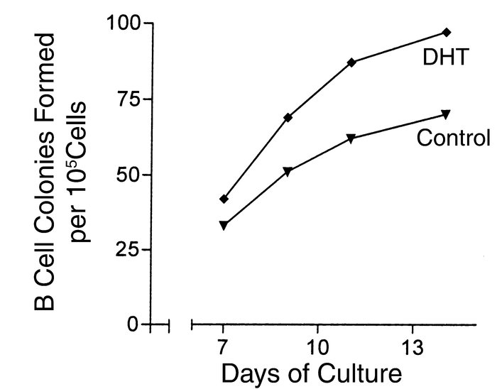 Supernatants generated from bone marrow stromal cells of Tfm/Y mice supp...