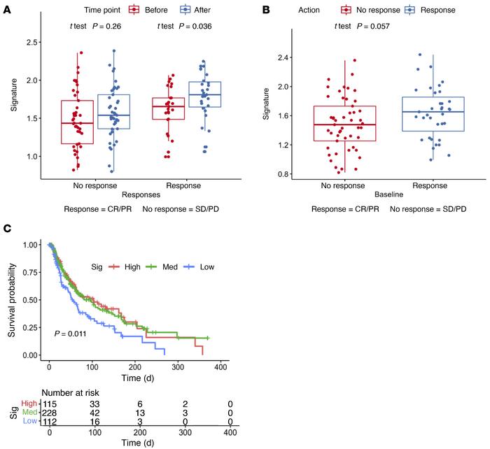 Enrichment of IFN-γ–induced dedifferentiation gene signatures in melanom...