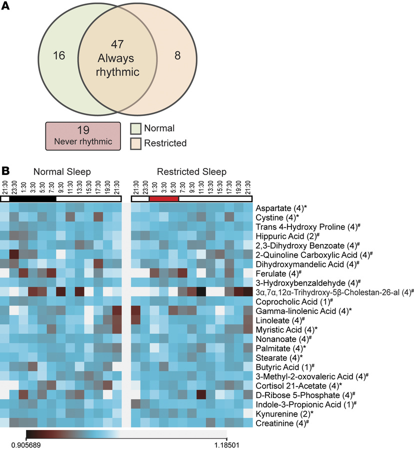 24-hr relative abundance profiles across nearly all classes of metabolit...