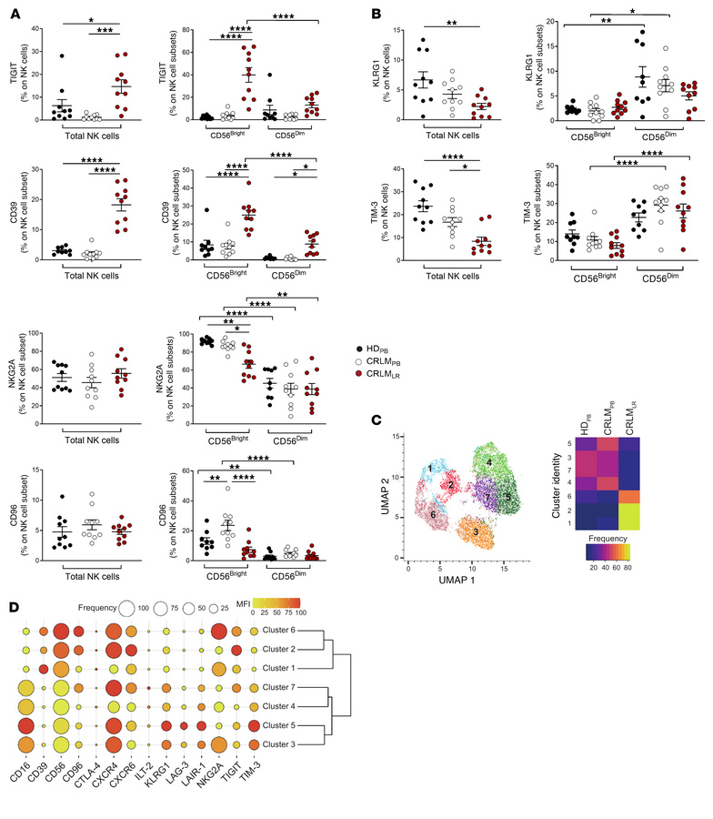 Flow cytometry analysis of blood and tissue NK cells in CRLM patients.
(...