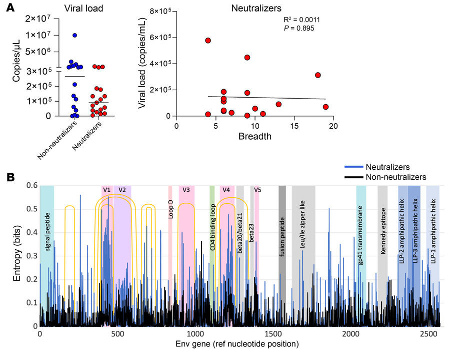 Higher viral evolution is associated with a lower in situ prevalence of ...