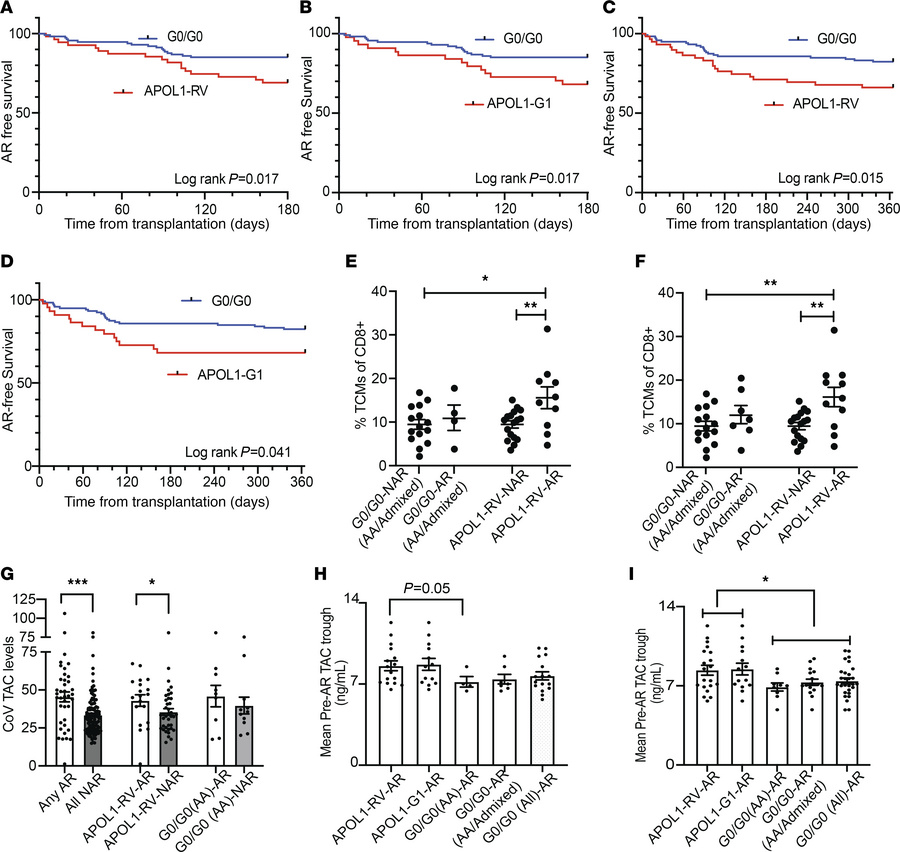 Tcm expansion increases the risk of rejection in APOL1-RV kidney transpl...