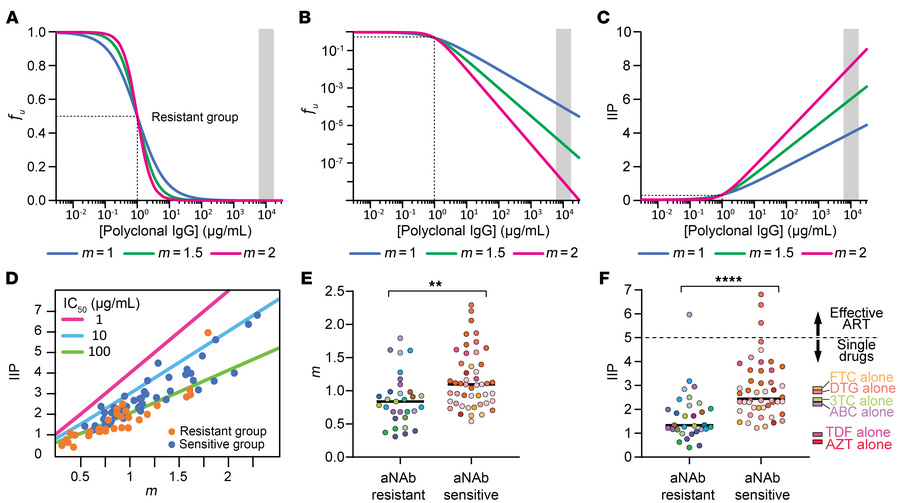 Inhibitory effect of aNAbs at physiologic IgG concentrations.
(A) Hypoth...