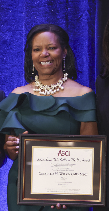 Consuelo H. Wilkins is the recipient of the 2025 Louis W. Sullivan, MD, ...
