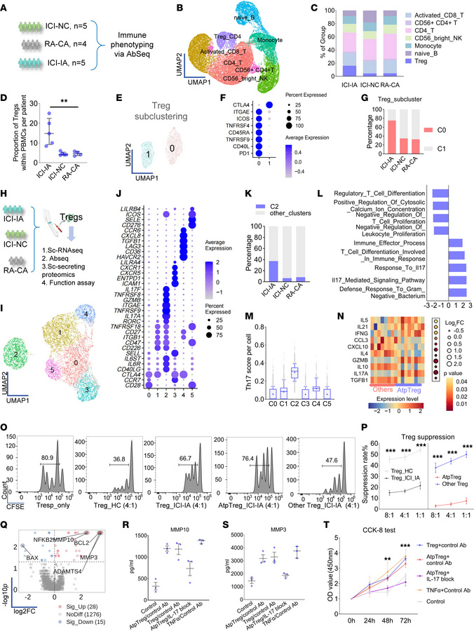 An atypical Treg cell type as signature of inflammatory arthritis after ...