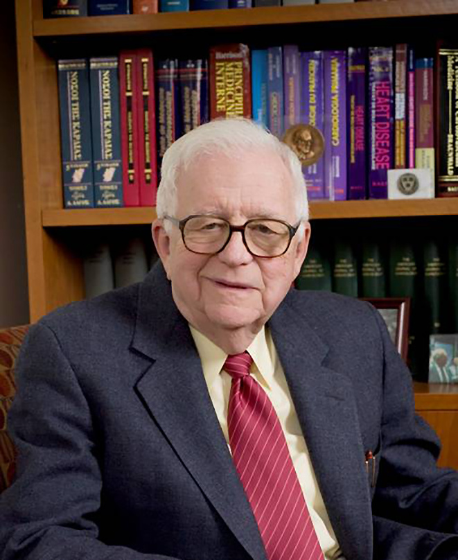 Eugene Braunwald.
Image credit: Mass General Brigham.