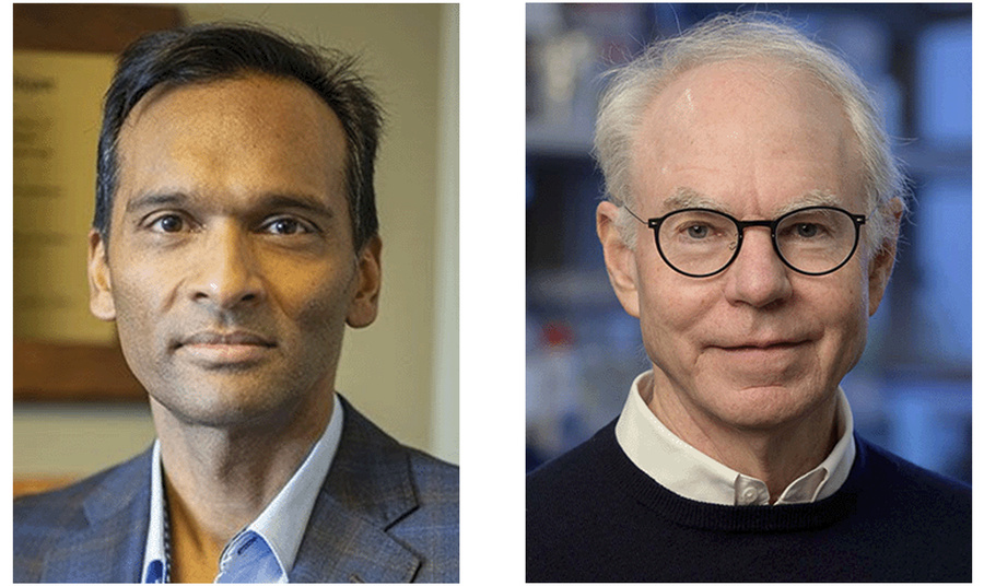 Arul M. Chinnaiyan (left) and Charles L. Sawyers (right) are the recipie...