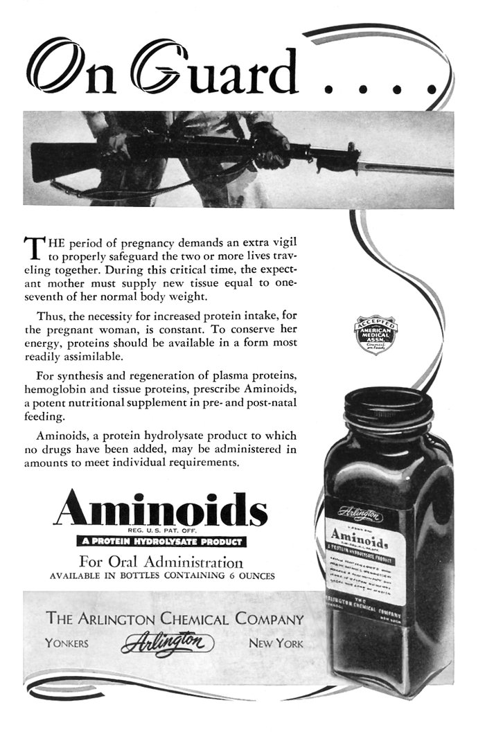 A 1943 advertisement in the JCI uses wartime imagery we are unlikely to ...