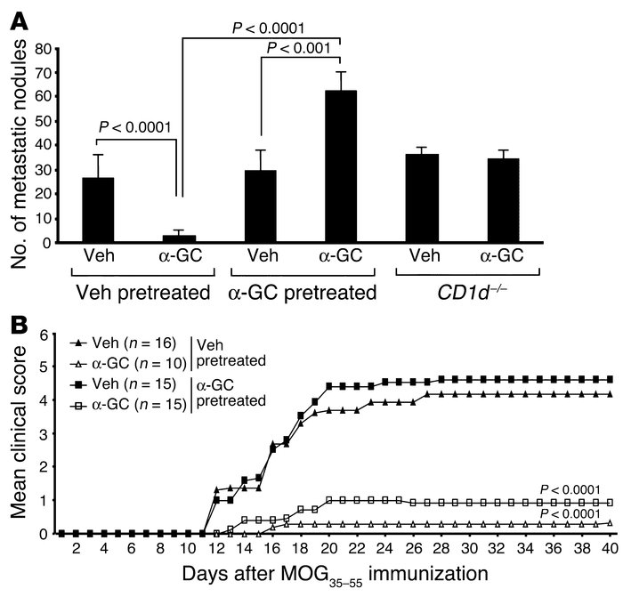 Anergic NKT cells are unable to protect mice against lung melanoma metas...