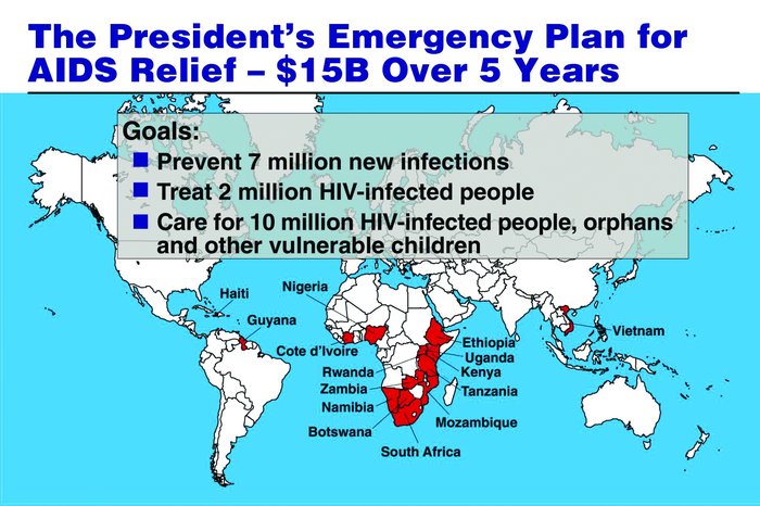 The goals and scope of PEPFAR.