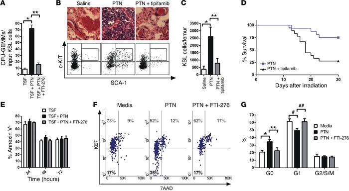 PTN promotes hematopoietic regeneration and survival following irradiati...