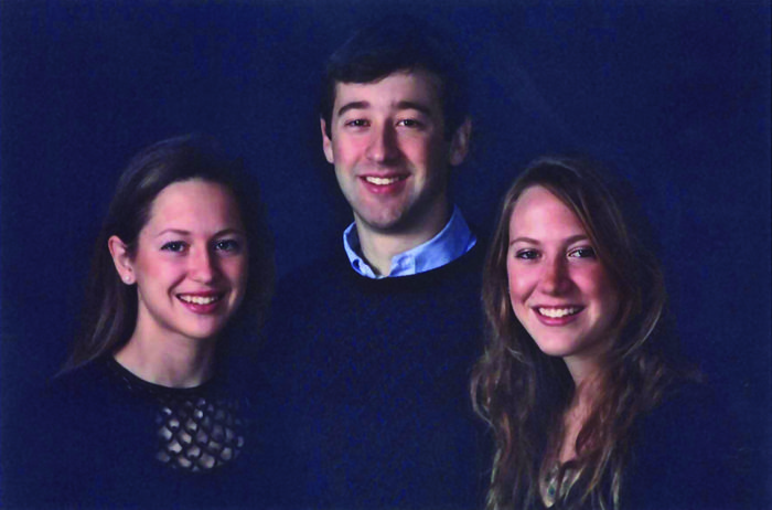 The three Nabel children: Elisa (left), Chris (middle), and Katherine (r...