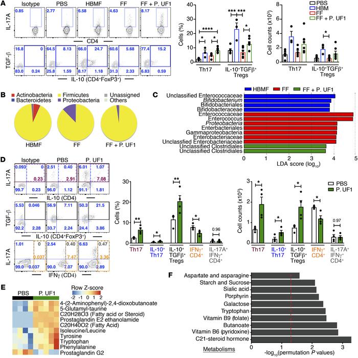 Modulation of colonic immune responses by HBMF preterm infants’ microbio...