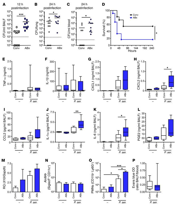 Antibiotic-mediated microbiota depletion impairs antibacterial defense a...